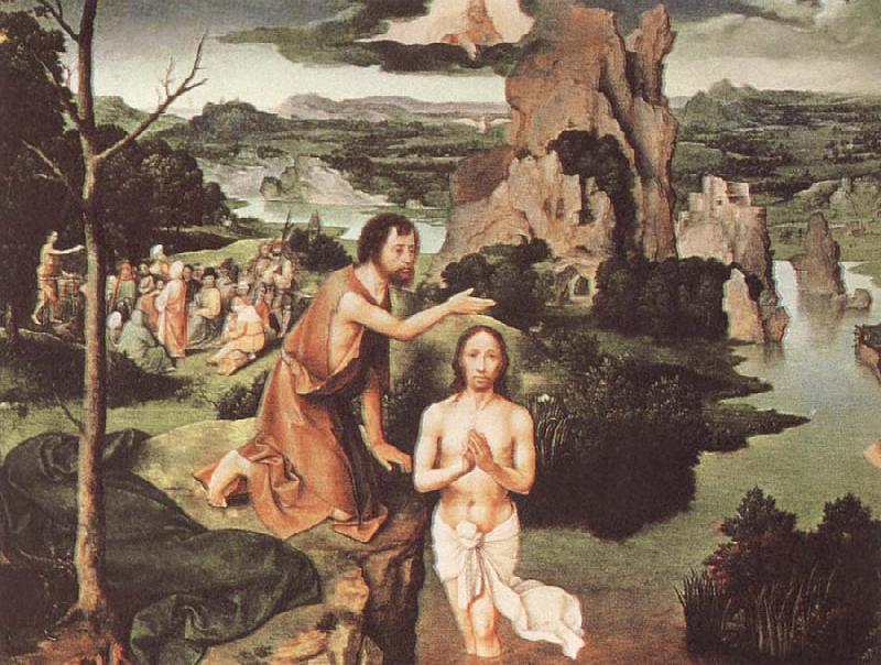 PATENIER, Joachim The Baptism of Christ France oil painting art